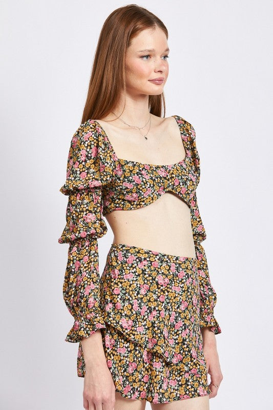Ditsy Floral Crop