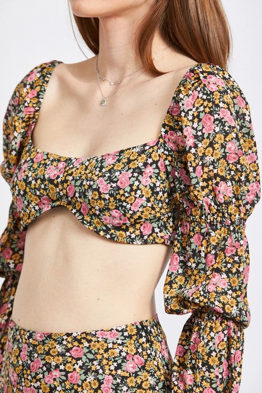 Ditsy Floral Crop