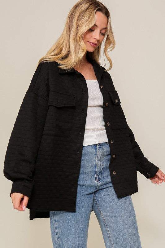 Quin Button Down Jacket