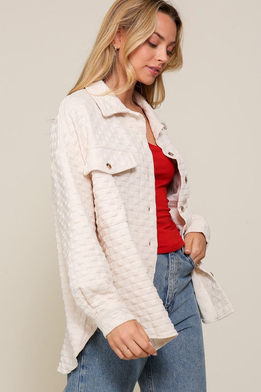 Quin Button Down Jacket