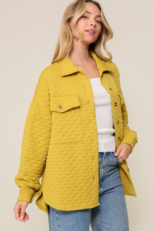 Quin Button Down Jacket