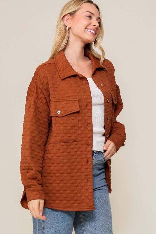 Quin Button Down Jacket