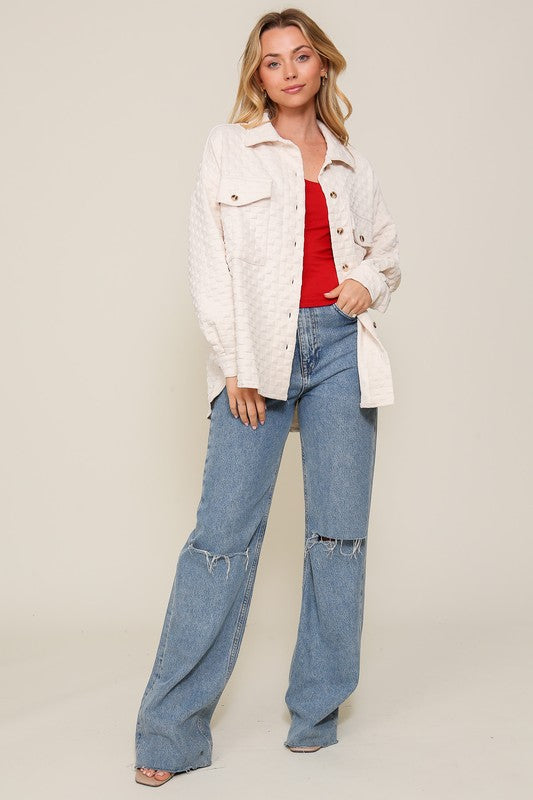 Quin Button Down Jacket