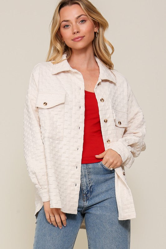 Quin Button Down Jacket
