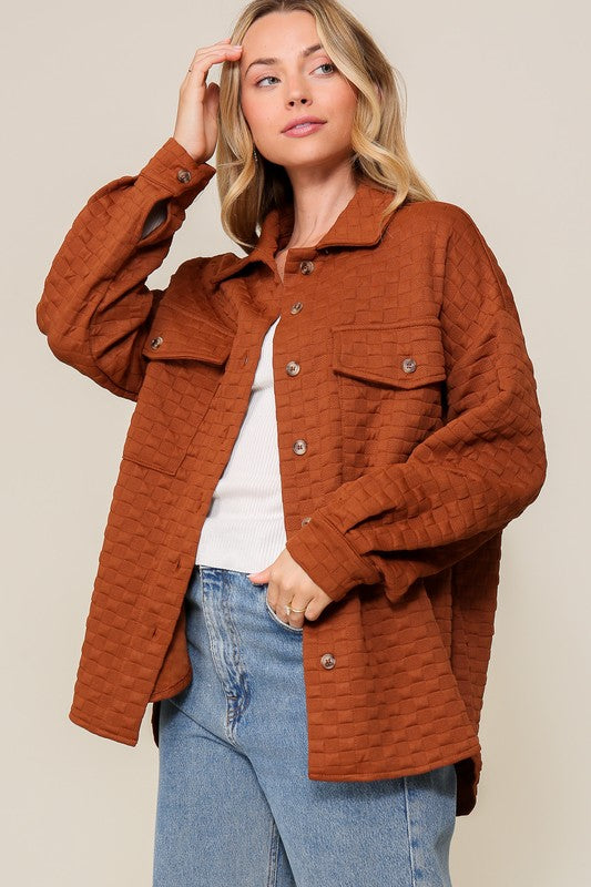 Quin Button Down Jacket
