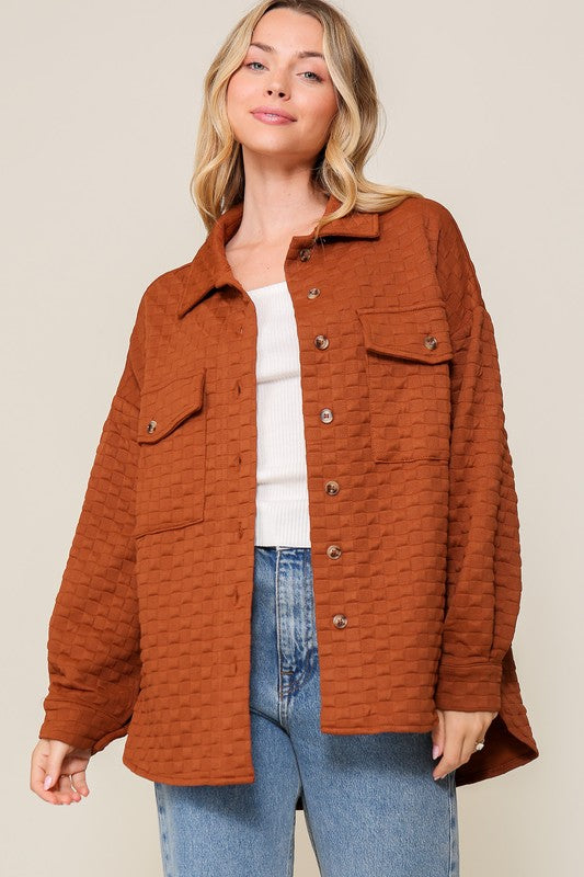 Quin Button Down Jacket