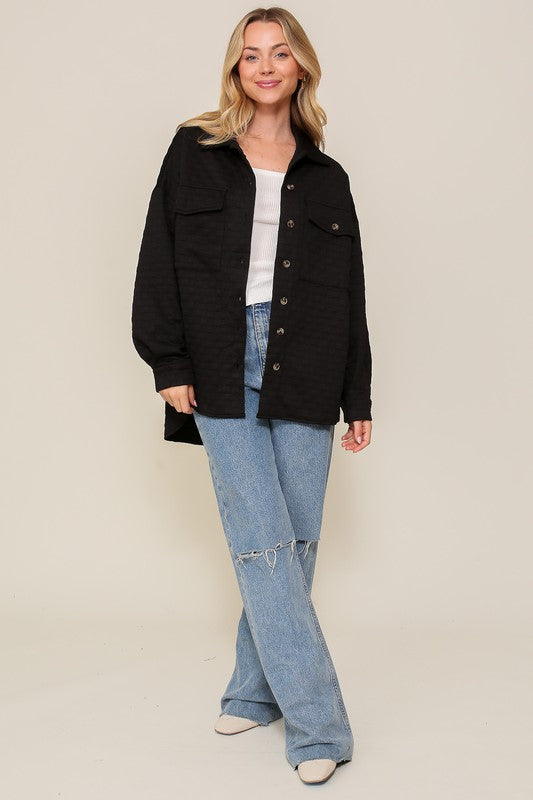 Quin Button Down Jacket