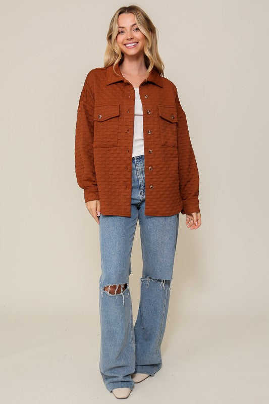Quin Button Down Jacket