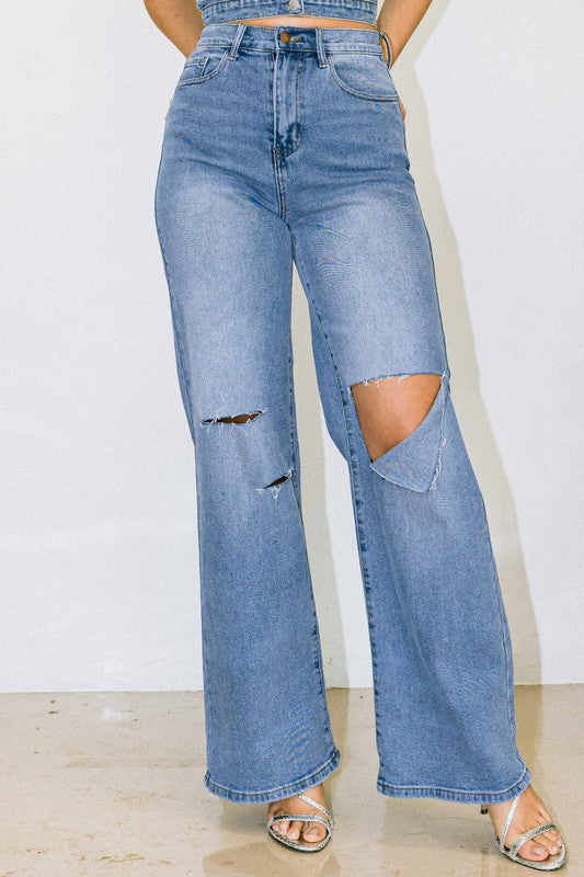 Winnie Ripped Denim