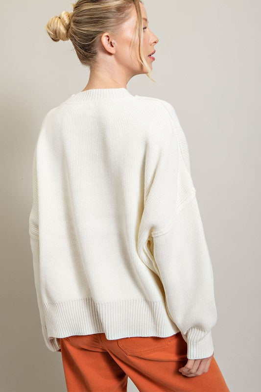 Westie Ribbed Sweater