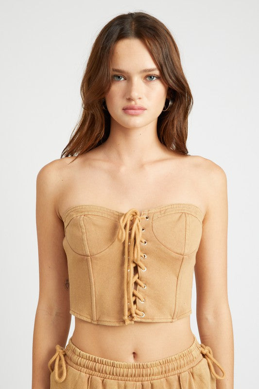 French Bustier Top