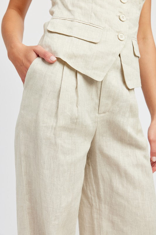 Zuri Pleated Pant