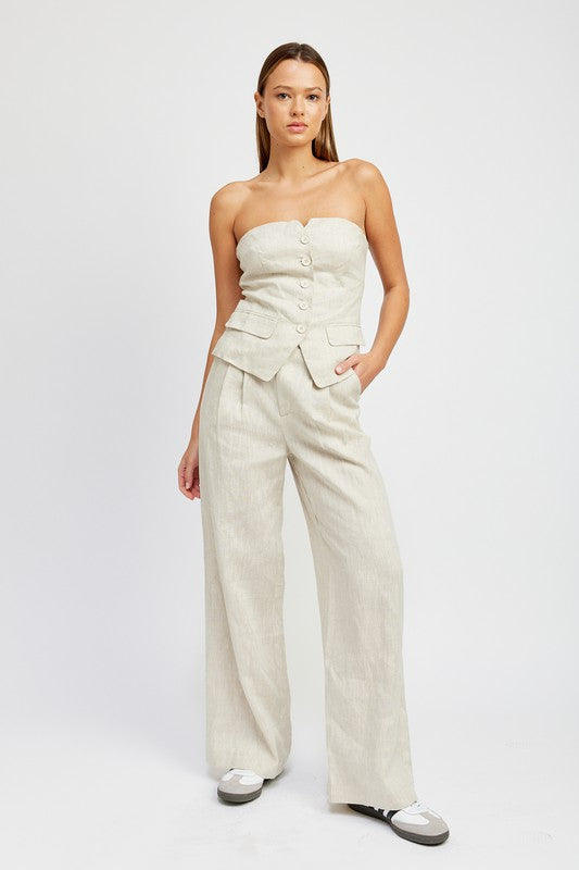 Zuri Pleated Pant