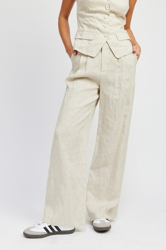 Zuri Pleated Pant