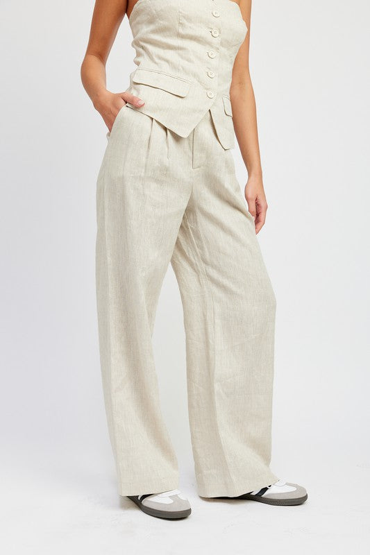 Zuri Pleated Pant