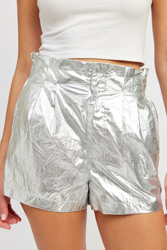 Paperbag Metallic Pant