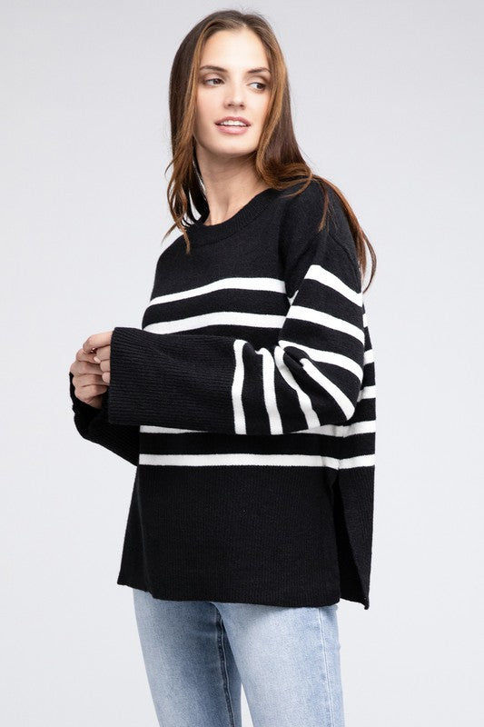 Hannah Hem Stripe Sweater