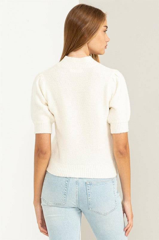 Lovely Puff Sweater
