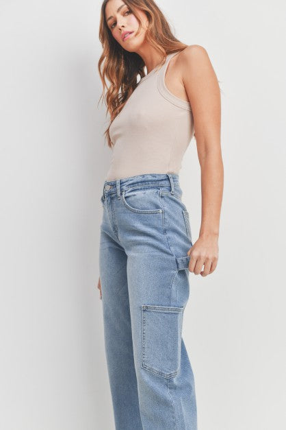 Ellie Cargo Straight Jean