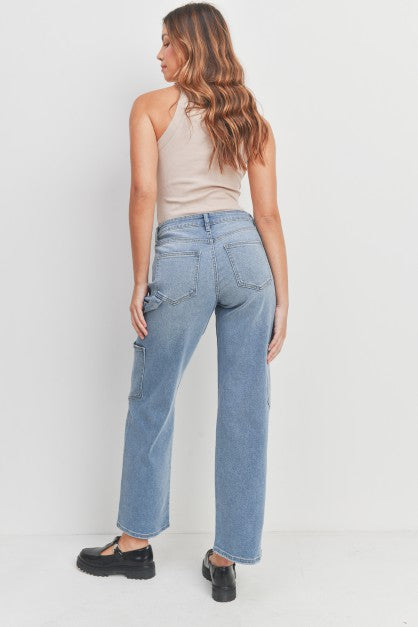 Ellie Cargo Straight Jean