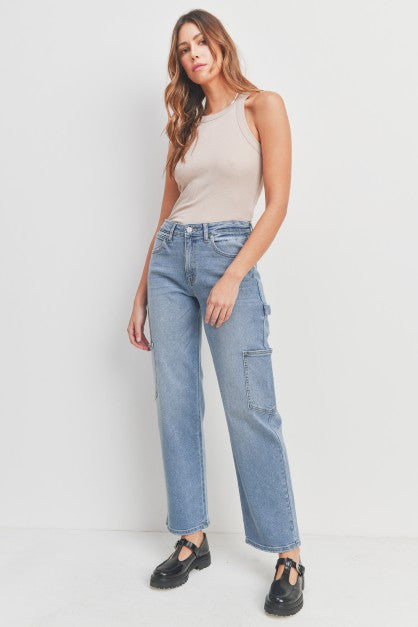 Ellie Cargo Straight Jean