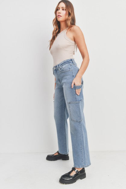 Ellie Cargo Straight Jean